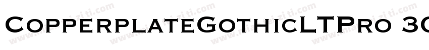 CopperplateGothicLTPro 30BC字体转换